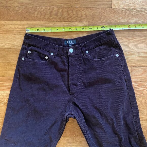 APC Dark Brown Corduroy Pants - Gently Worn, Size 29 - Picture 7 of 10